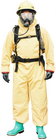 Chemical resistant clothing