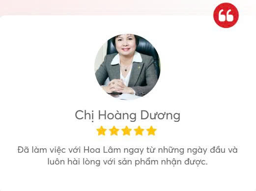 Customer testimonial