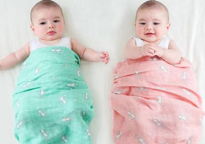 Two-layer bamboo muslin cloth