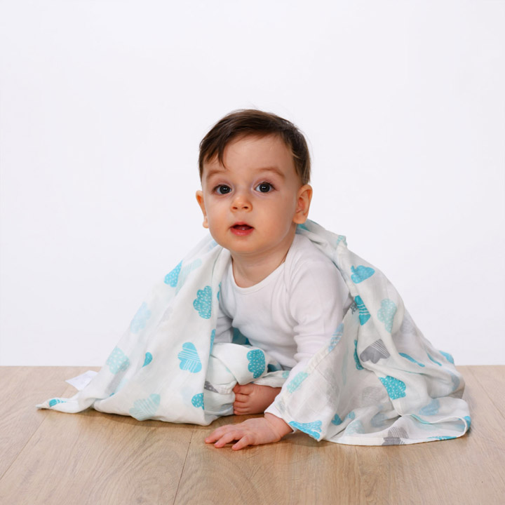 Two-layer bamboo muslin cloth