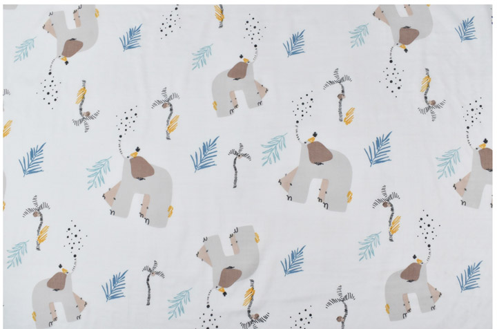 Two-layer bamboo muslin cloth