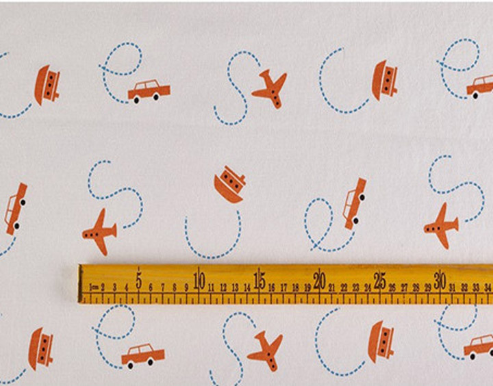 Patterned cotton fabric