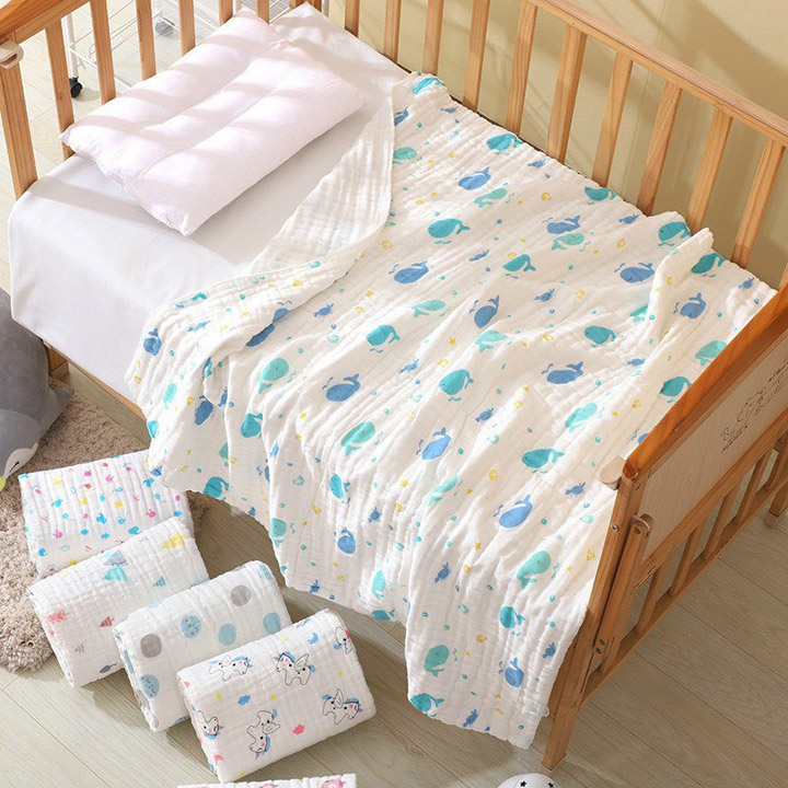 Crinkled muslin fabric (for towels & blankets)