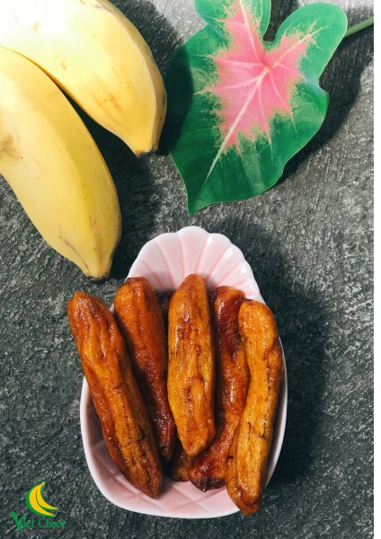 Soft dried banana