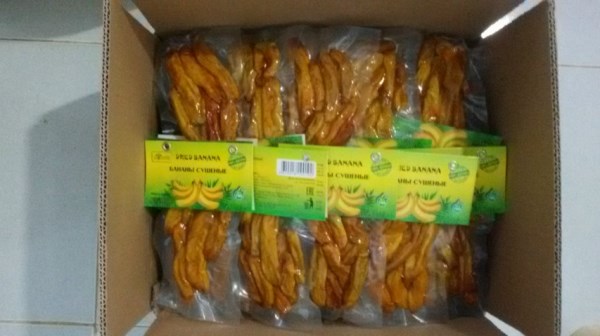 Soft dried banana