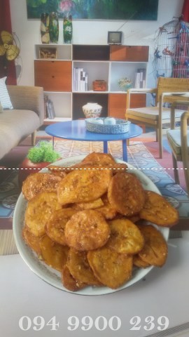 Crispy dried banana