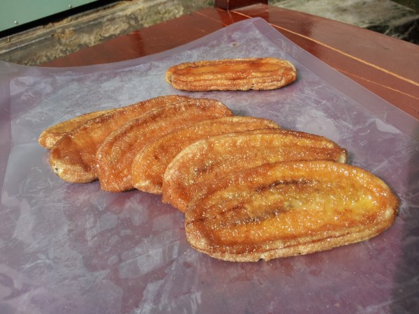 Soft dried banana