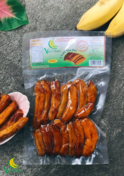Soft dried banana