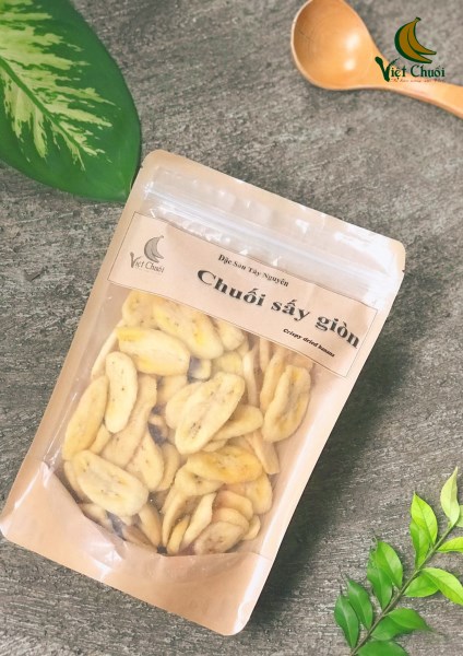 Crispy dried banana