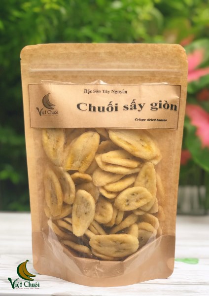 Crispy dried banana