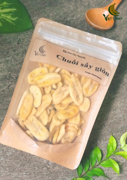 Crispy dried banana