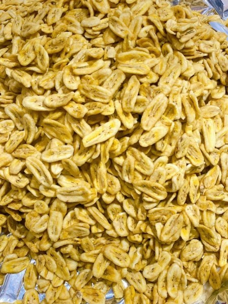 Crispy dried banana