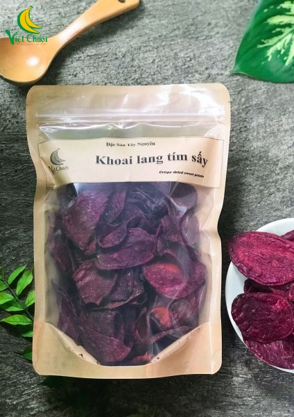 Dried purple sweet potato