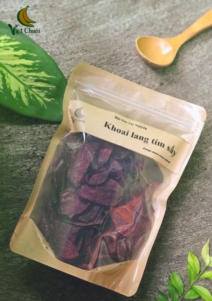 Dried purple sweet potato
