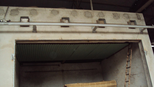 Wood drying kiln