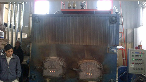 Wood fired boiler