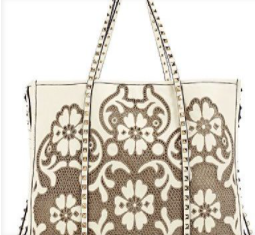 Laser cutting on handbag