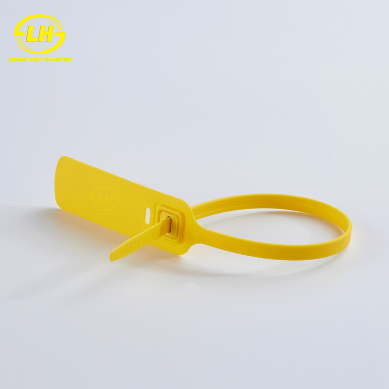 30cm plastic security seal with flat wire and metal lock