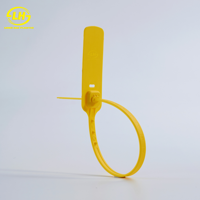 40cm plastic security seal with flat wire and metal lock