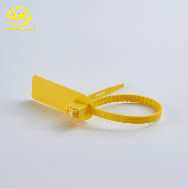36cm plastic security seal with 2-core serrated wire lock