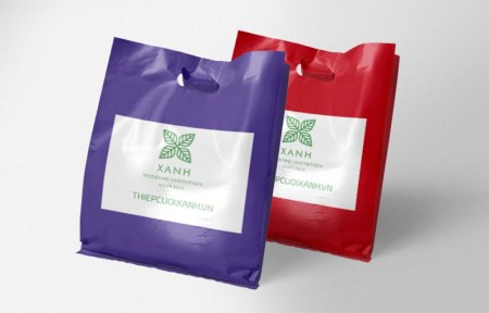 Logo-printed plastic bag