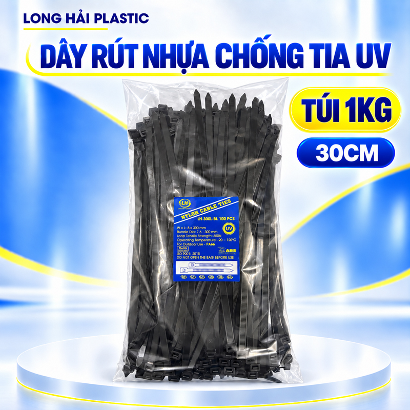 1kg bag of UV cable ties