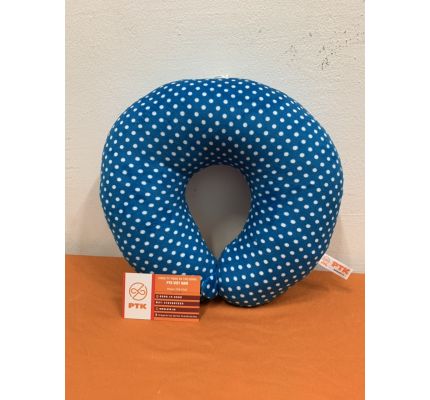 Blue neck pillow