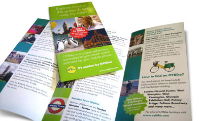 Leaflet printing