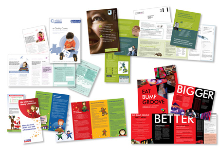 Leaflet printing