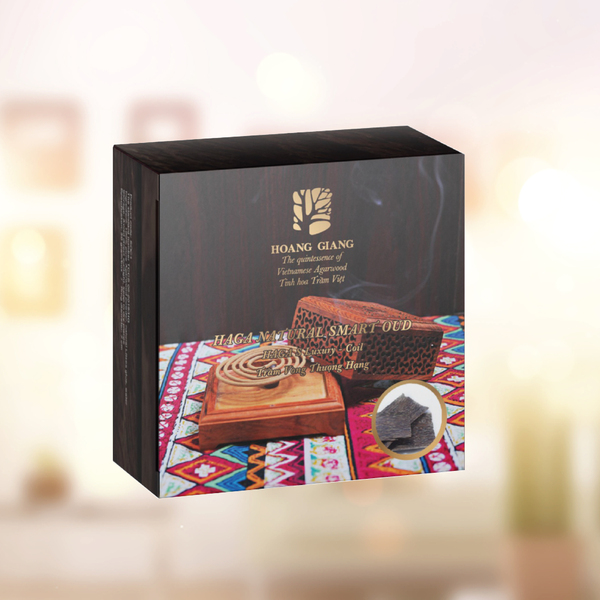 HAGA agarwood incense coil