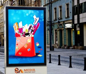 55-inch LED screen