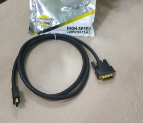 DVI cable connection
