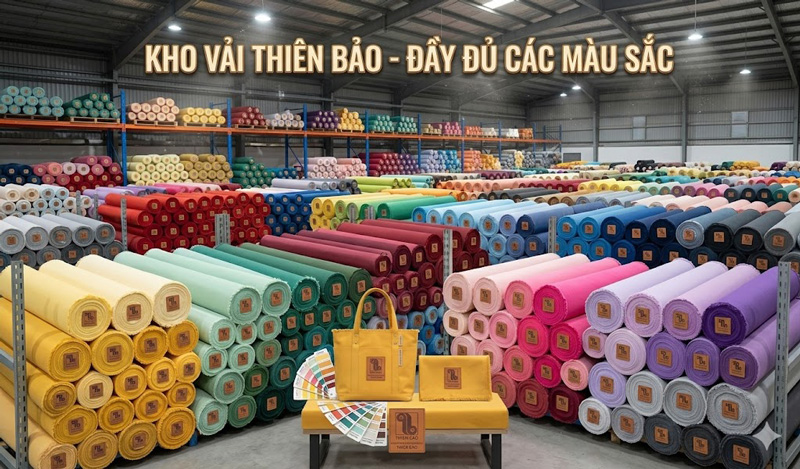 Thien Bao canvas fabric warehouse