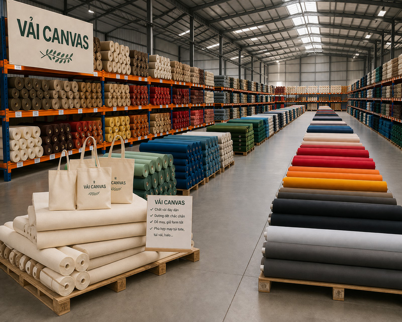 Thien Bao canvas fabric warehouse