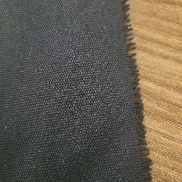 Black canvas fabric