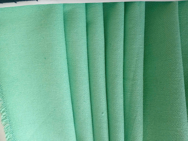 Mint canvas fabric