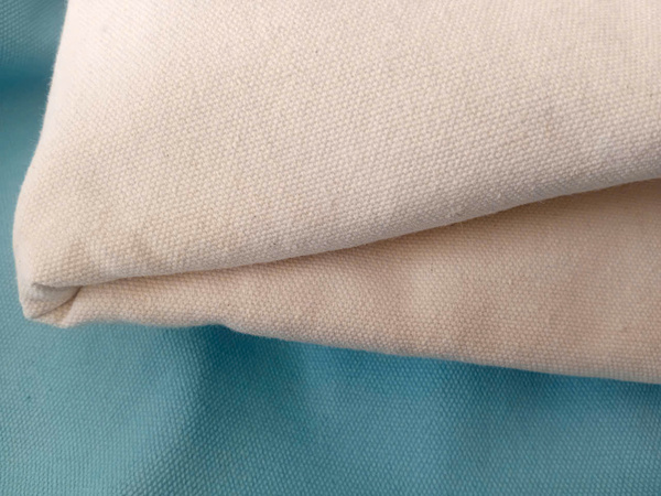 White canvas fabric