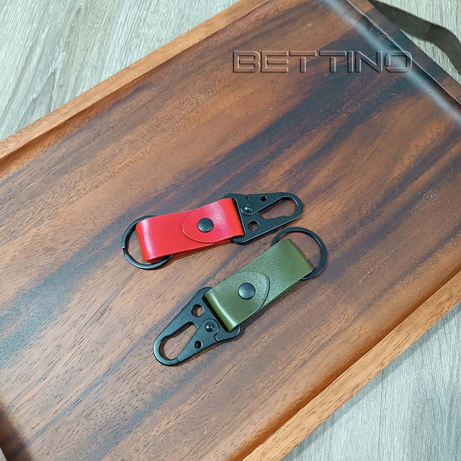 Handmade leather keychain