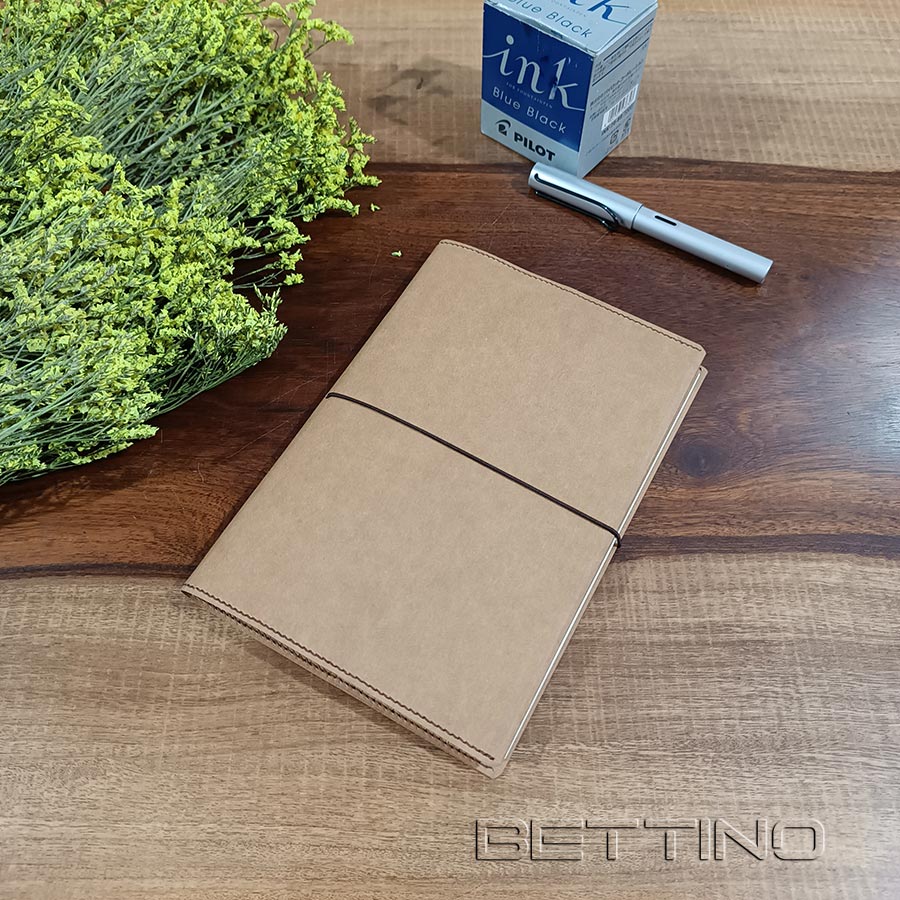 Soft cover stitched notebook