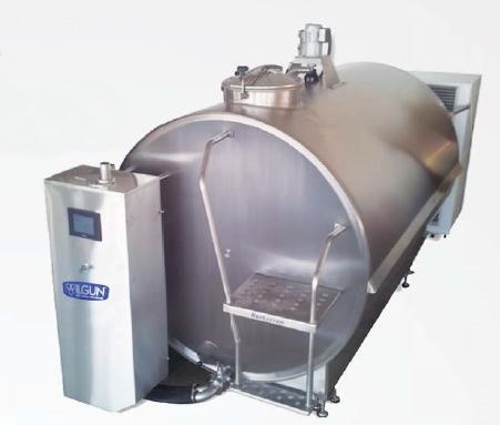 Milk cooling tank