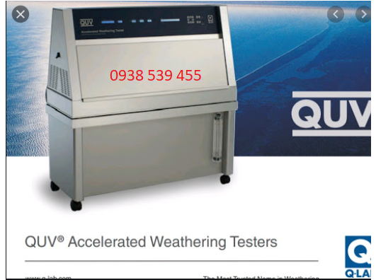 QUV accelerated weathering tester