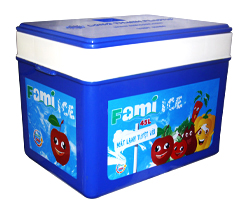 Industrial plastic container