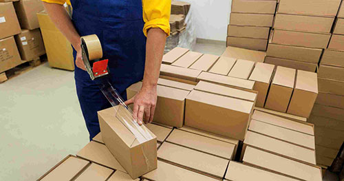 Goods packaging services
