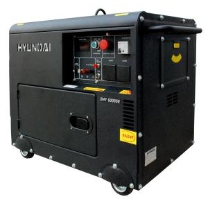 Hyundai DHY 6000SE 3-phase diesel generator