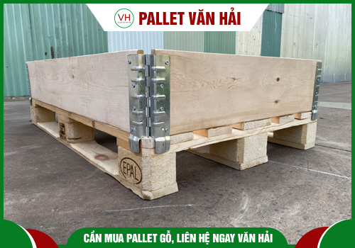 Wooden pallet frame