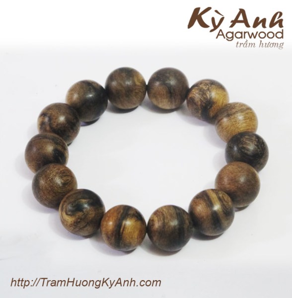 18mm agarwood round beads bracelet