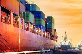 Long way container transportation