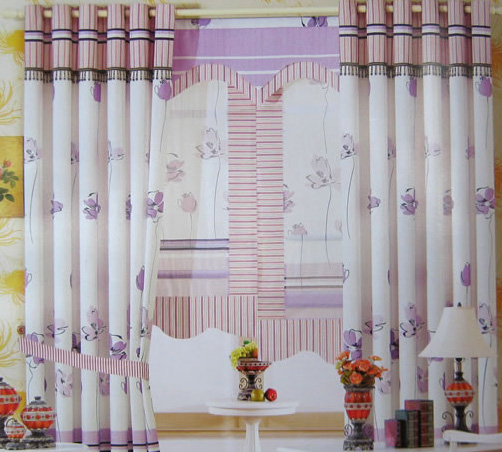 Heat tranfer printing on curtains
