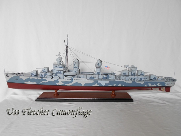 Uss Fletcher Camouflage (DDDDE-445)