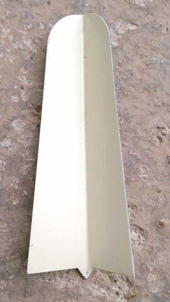 Rubber latex trough